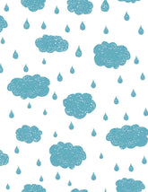 Painted Bule Clouds And Raindrop For Baby Photography Backdrop Shopbackdrop